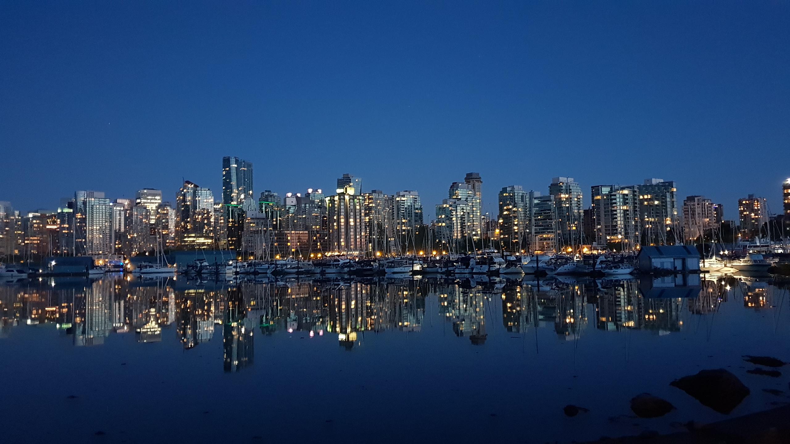 Vancouver at dusk